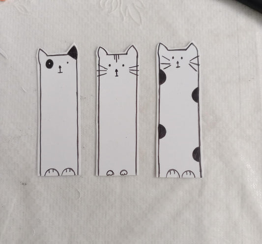 PACK OF MEOW  BOOKMARKS